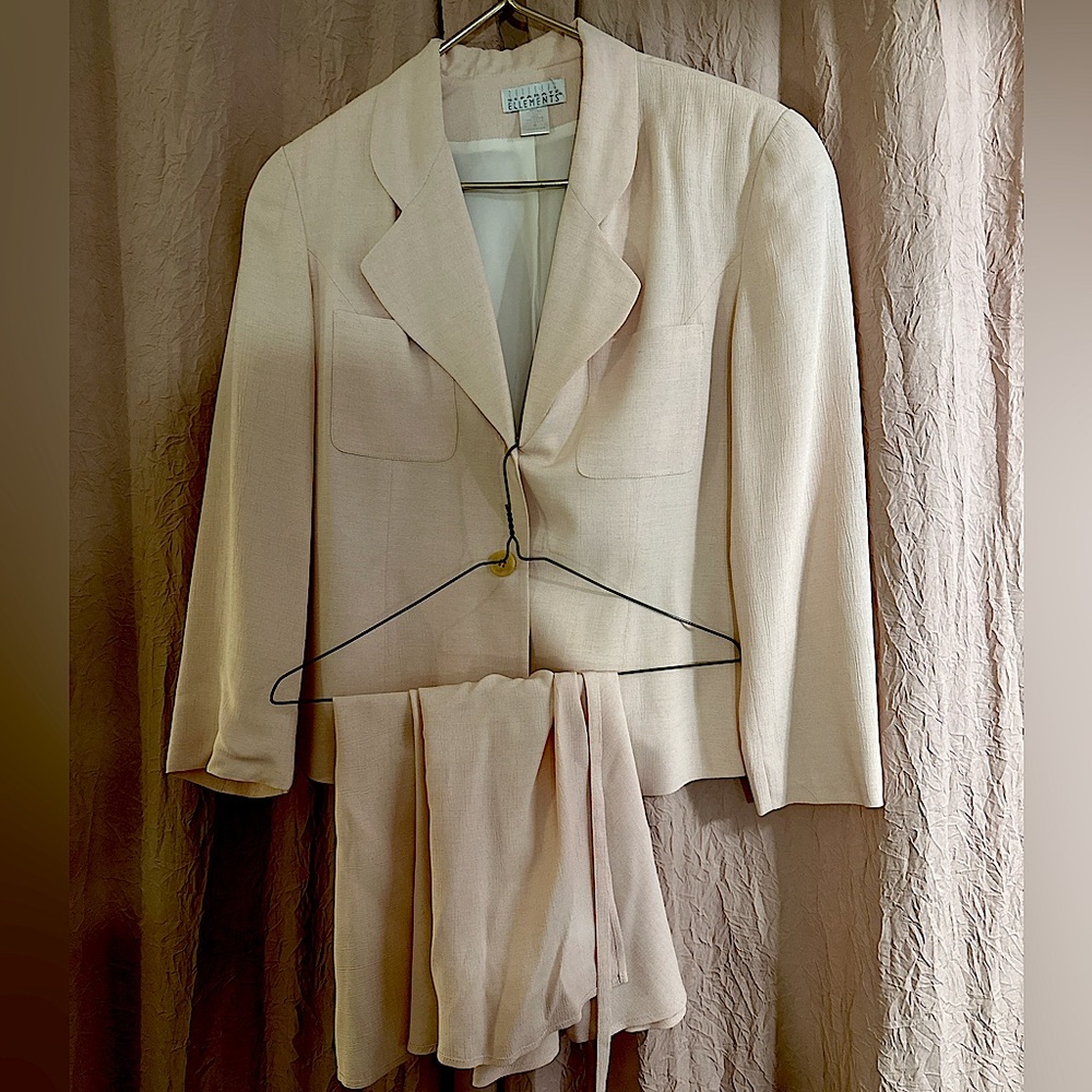 Elements Blazer and Skirt Set